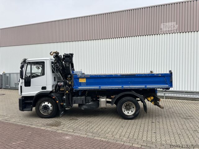 Macara turn Iveco EuroCargo ML140E25K 4x2 EuroCargo ML140E25K 4x2, EEV, Kran Hiab 077E-4 HiDuo, Funk