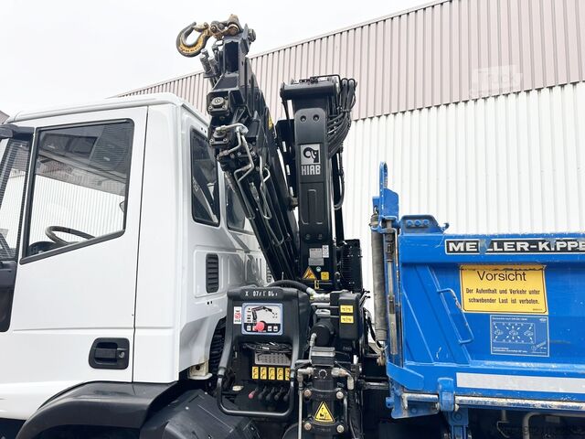 Macara turn Iveco EuroCargo ML140E25K 4x2 EuroCargo ML140E25K 4x2, EEV, Kran Hiab 077E-4 HiDuo, Funk