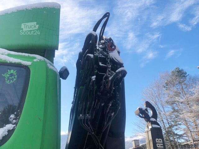 Haakarm vrachtwagen Scania Scania G 480/6x2-4 Scania G 480/6x2-4, Lenk-Liftachse,  Hiab Kran Funk 166 HD-3, Abroller XR 18 S 59