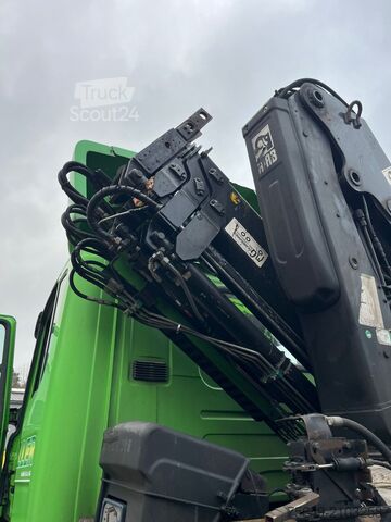 Haakarm vrachtwagen Scania Scania G 480/6x2-4 Scania G 480/6x2-4, Lenk-Liftachse,  Hiab Kran Funk 166 HD-3, Abroller XR 18 S 59