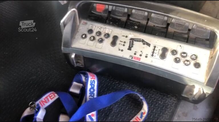 Haakarm vrachtwagen Scania Scania G 480/6x2-4 Scania G 480/6x2-4, Lenk-Liftachse,  Hiab Kran Funk 166 HD-3, Abroller XR 18 S 59