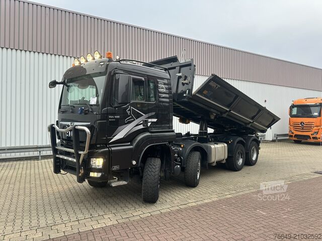 Camion-benne tricar MAN TGS 35.500 8x8 BB TGS 35.500 8x8 BB, Meiller Bordmatik