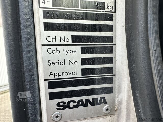 Lastbilchassi Scania P93 HK 250 6x4L P93 HK 250 6x4L