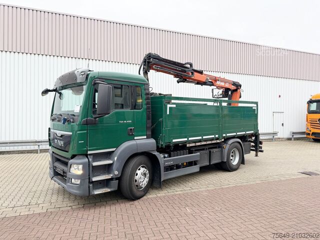 Grue à tour MAN TGS 18.400 4x2 BL TGS 18.400 4x2 BL, Intarder, Heckkran Terex 135.2-A12