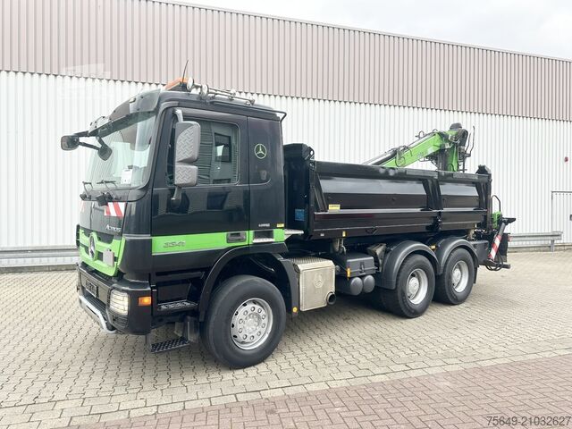 Torenkraan Mercedes-Benz Actros 3341 K 6x4 Actros 3341 K 6x4, Bormatik links, Heckkran Penz 10.83SH