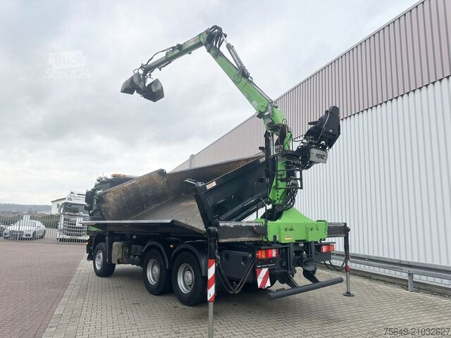 Torenkraan Mercedes-Benz Actros 3341 K 6x4 Actros 3341 K 6x4, Bormatik links, Heckkran Penz 10.83SH