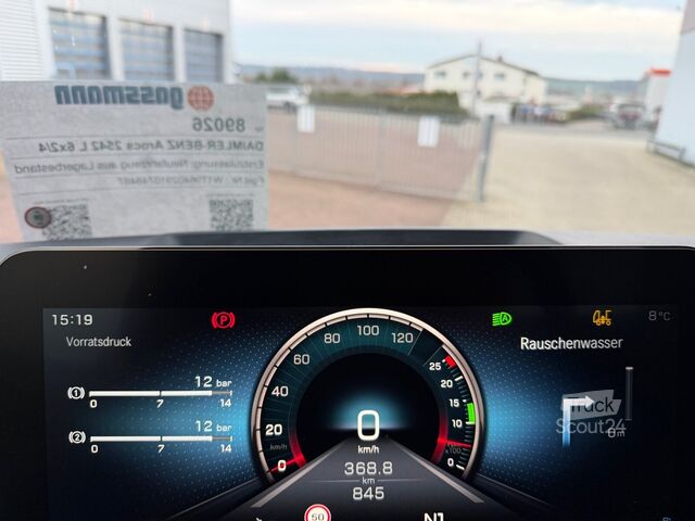 Lastbilchassi Mercedes-Benz Arocs 2542 L 6x2/4 Arocs 2542/45 L 6x2/4, Vorlauflenk-/liftachse, Navi, MultimediaCockpit