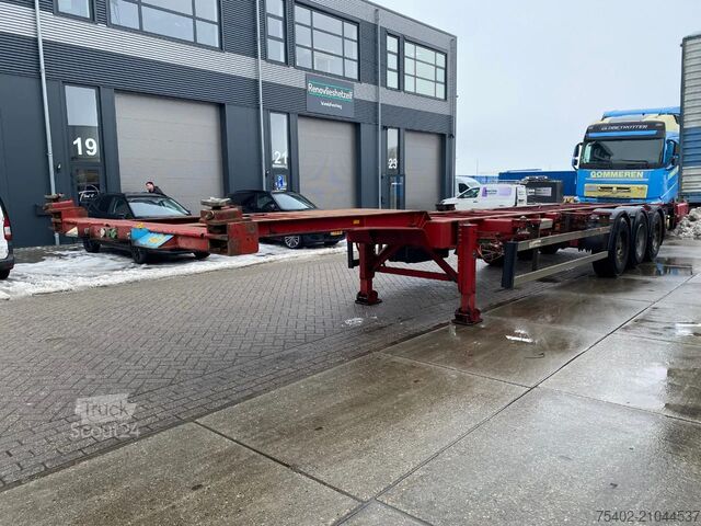 Containertransport Groenewegen CC-12-27 / Container Chassis / 40 FT / BPW + Drums