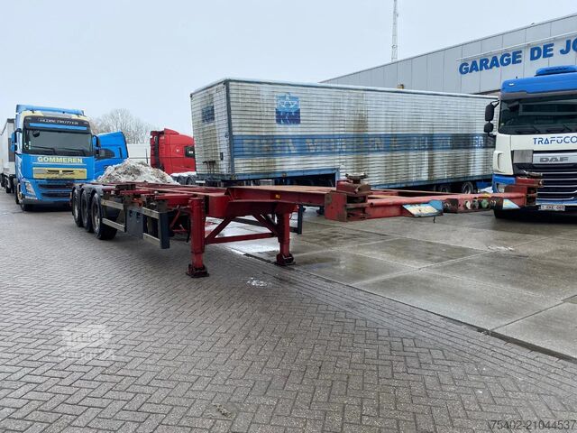 Containertransport Groenewegen CC-12-27 / Container Chassis / 40 FT / BPW + Drums