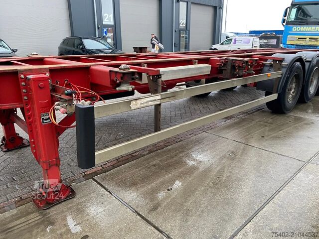 Containertransport Groenewegen CC-12-27 / Container Chassis / 40 FT / BPW + Drums
