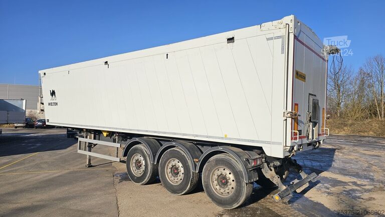 Напівпричіп-самоскид Wielton NW-3 Getreidemulde 3-Achs Hinterkipp-Aluminiummulde mit 51cbm