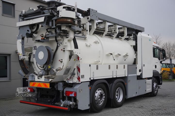 Atık su arıtma tesisi MAN TGS 26.360 / RIVARD 18m3  / 180 tho km