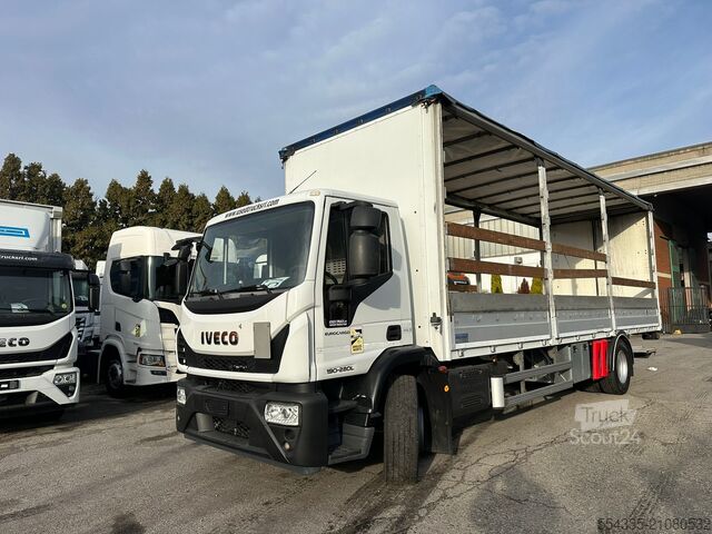 LKW mit seitlichem Vorhang Iveco EuroCargo 180S28 CENTINA E TELO SPONDA