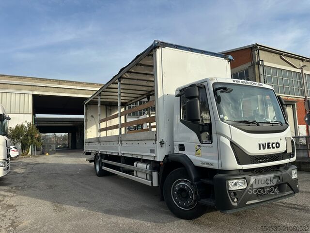 LKW mit seitlichem Vorhang Iveco EuroCargo 180S28 CENTINA E TELO SPONDA