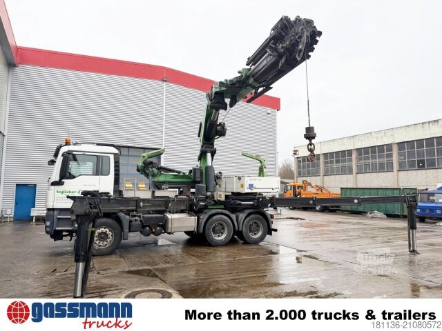 LKW mit Pritsche (offen) MAN TGS 26.480/6x4/BB, Palfinger Kan PK 92002- SH G