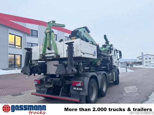 LKW mit Pritsche (offen) MAN TGS 26.480/6x4/BB, Palfinger Kan PK 92002- SH G