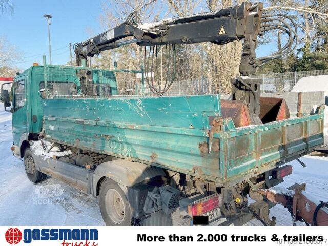 Kombi s prekucnikom Mercedes-Benz Atego 815 K 4x2, Kran Hiab 066 B-2 CL, 2x AHK