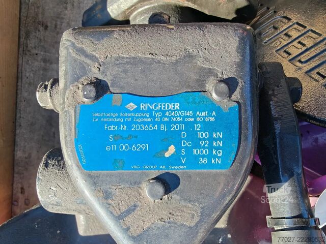 Aanhangwagenkoppeling Rockinger Ringfeder 4040/G145    500G6