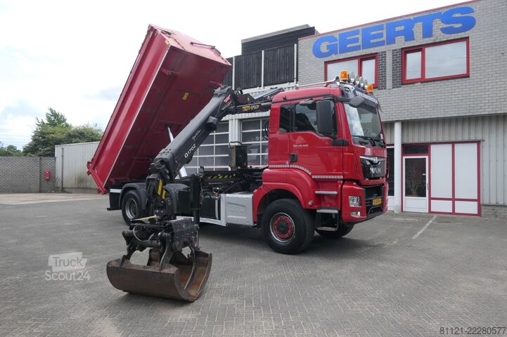 MAN TGS 26.480 | 6X6 | 2 Side Tipper + Hydraulic du...