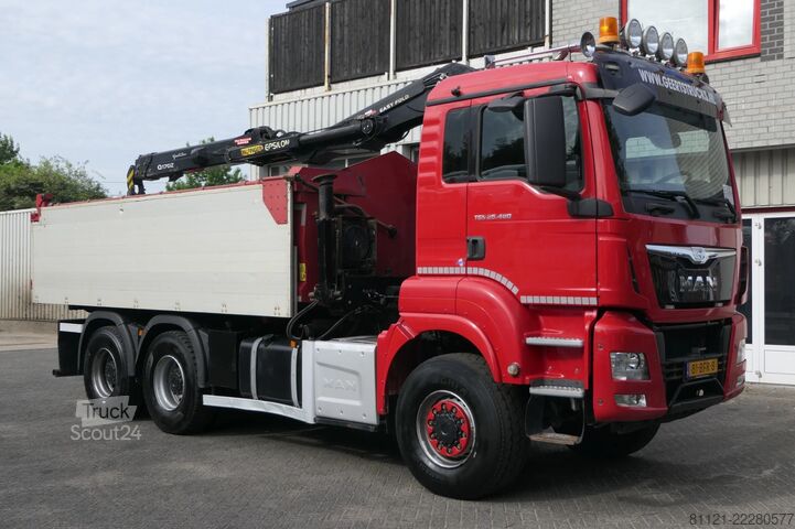  MAN TGS 26.480 | 6X6 | 2 Side Tipper + Hydraulic du...