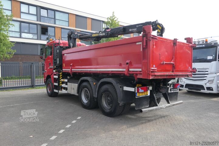  MAN TGS 26.480 | 6X6 | 2 Side Tipper + Hydraulic du...