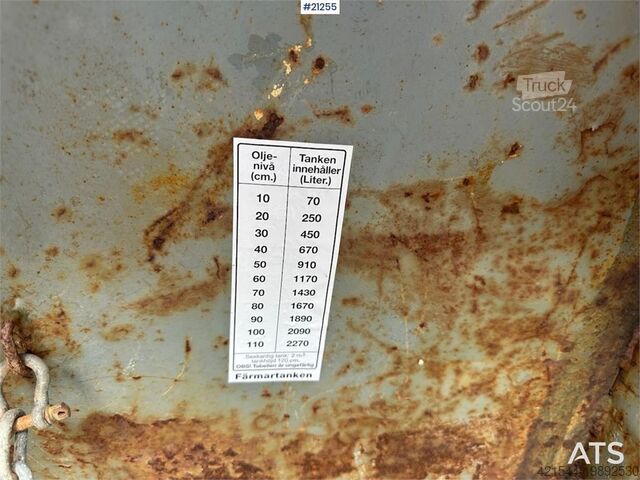 Mașină de construcții  dieseltanker på 2000L