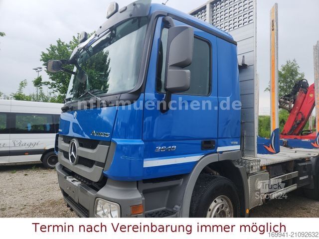 Logging truck MERCEDES-BENZ Actros MP 3 / 2648 / OM 501 LA 6X4 / KOMPLETTZUG
