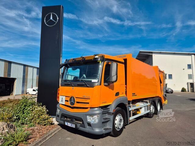 Abfallsammelfahrzeug Mercedes-Benz Actros 2533 L Faun Variopress II524 V19 Zoeller