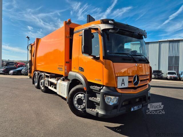 Abfallsammelfahrzeug Mercedes-Benz Actros 2533 L Faun Variopress II524 V19 Zoeller