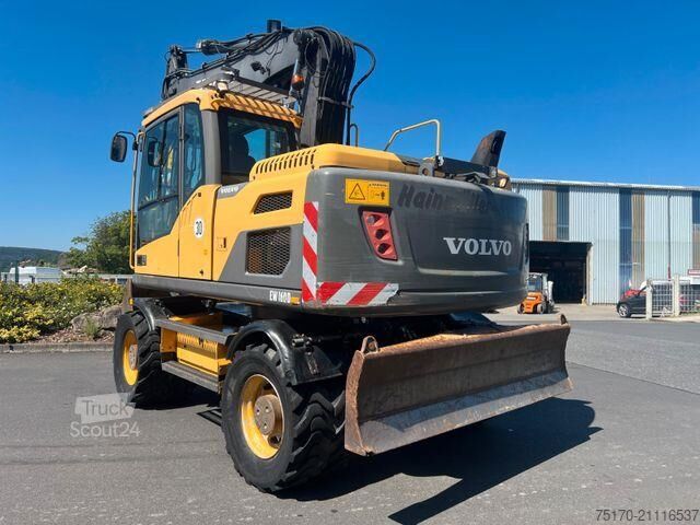 Bager na točkovima Volvo EW160D / 2014 / 1xTieflöffel / Forstschutzgitter