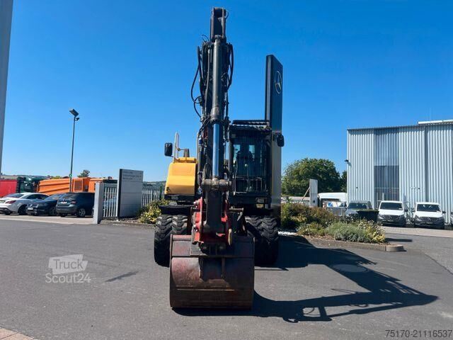 Bager na točkovima Volvo EW160D / 2014 / 1xTieflöffel / Forstschutzgitter