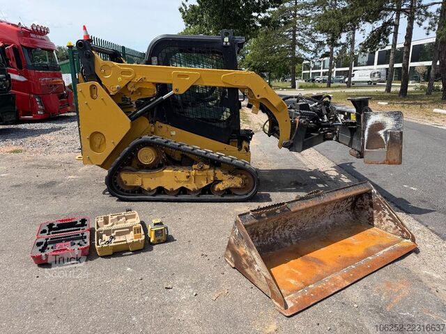 Rakodógép Caterpillar 259D SMART Angle DOZER BLADE (3D LASER PREP) + ...
