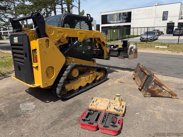 Rakodógép Caterpillar 259D SMART Angle DOZER BLADE (3D LASER PREP) + ...