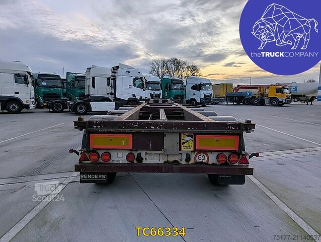 Transport av containrar Renders 