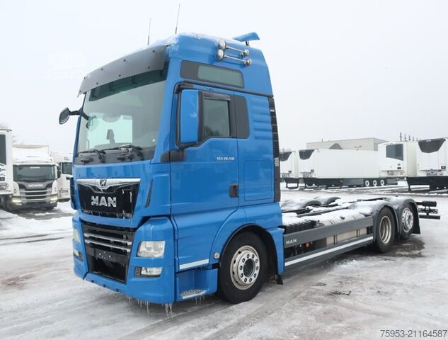 Chasis de camión MAN 26.510 FLLC TGX Fahrgestell XXL Intarder Lenkachse