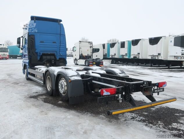 Chasis de camión MAN 26.510 FLLC TGX Fahrgestell XXL Intarder Lenkachse