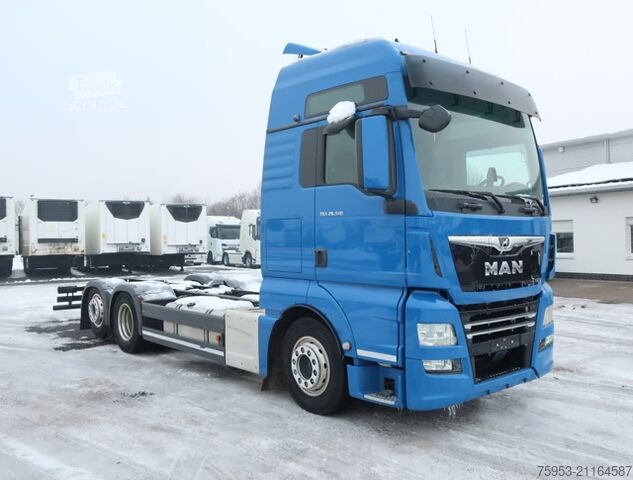 Chasis de camión MAN 26.510 FLLC TGX Fahrgestell XXL Intarder Lenkachse