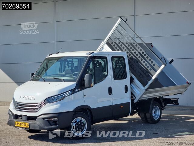Benne Iveco Daily 35C21 3 zijdige Kipper Dubbel Cabine 210P...