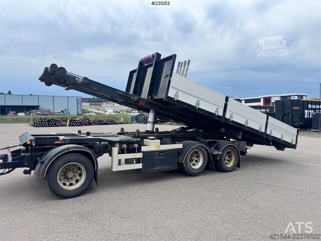  Hüffermann Drawbar Trailer with Cable Hoist and Body WATCH VI