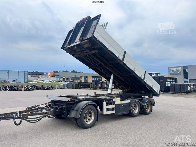  Hüffermann Drawbar Trailer with Cable Hoist and Body WATCH VI