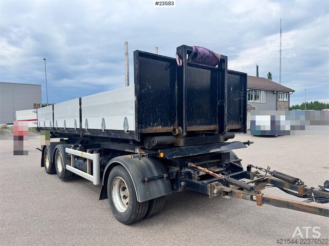  Hüffermann Drawbar Trailer with Cable Hoist and Body WATCH VI