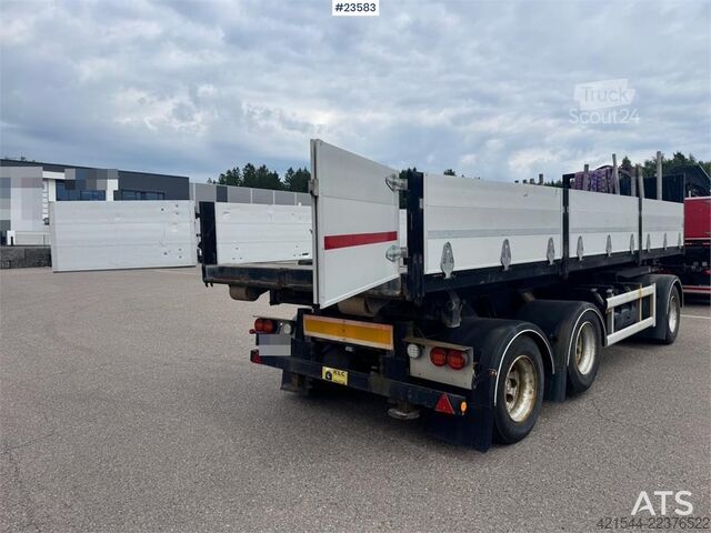  Hüffermann Drawbar Trailer with Cable Hoist and Body WATCH VI