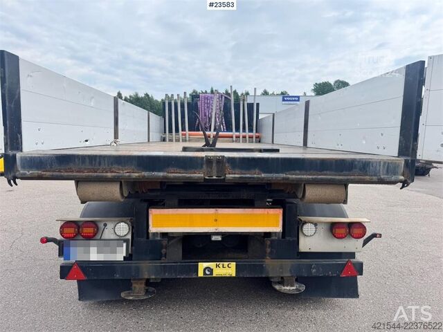  Hüffermann Drawbar Trailer with Cable Hoist and Body WATCH VI