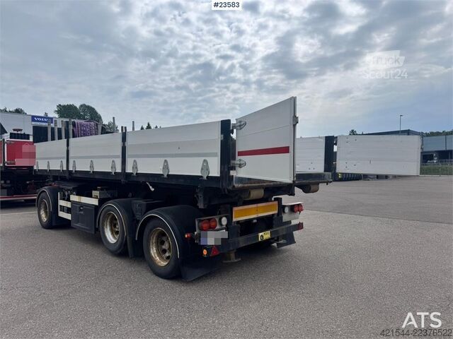  Hüffermann Drawbar Trailer with Cable Hoist and Body WATCH VI