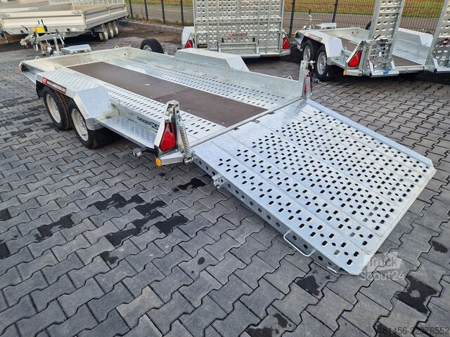  Brian James Trailers Digger Plant Maxi Load Heckrampe direkt