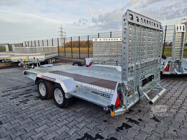  Brian James Trailers Digger Plant Maxi Load Heckrampe direkt