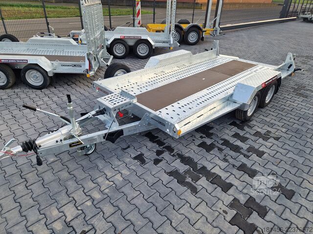  Brian James Trailers Digger Plant Maxi Load Heckrampe direkt
