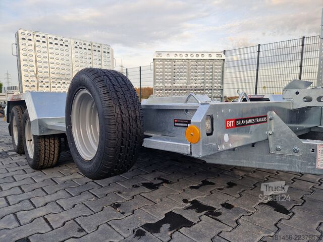  Brian James Trailers Digger Plant Maxi Load Heckrampe direkt