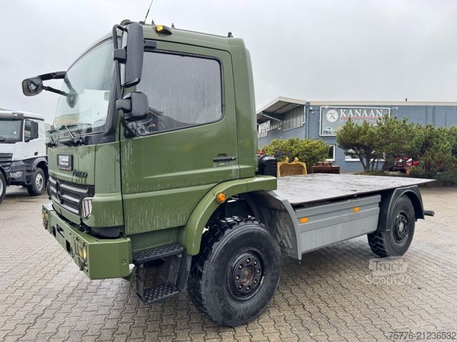 Pick-up bestelwagen MERCEDES-BENZ 1018 Atego 4x4 Allrad Miltär Camper 818