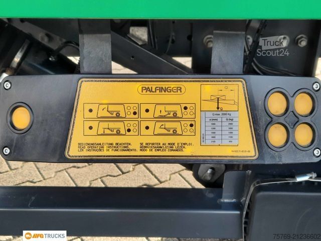 LKW mit Kofferaufbau MERCEDES-BENZ 1824 L ACTROS Koffer 7,35 m mit Tür + LBW 2t